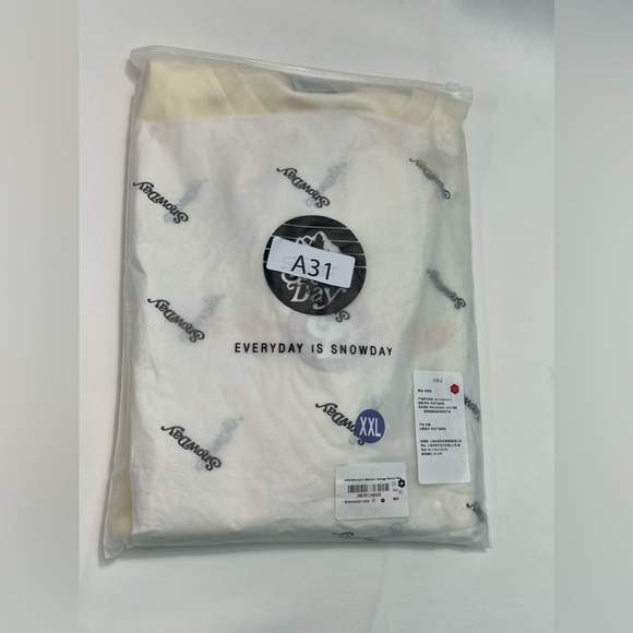 SnowDay Men’s Club Vintage House Tee in Cream Size: XXL NWT - Picture 12 of 12